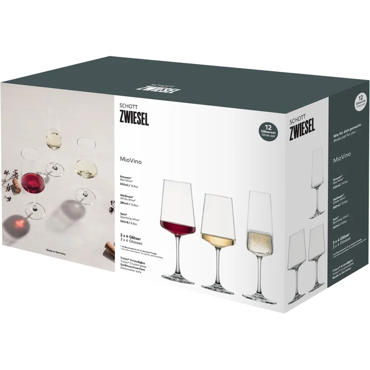 Schott Zwiesel MioVino Wein- & Sektgläser Set 12-teilig – Bild 8