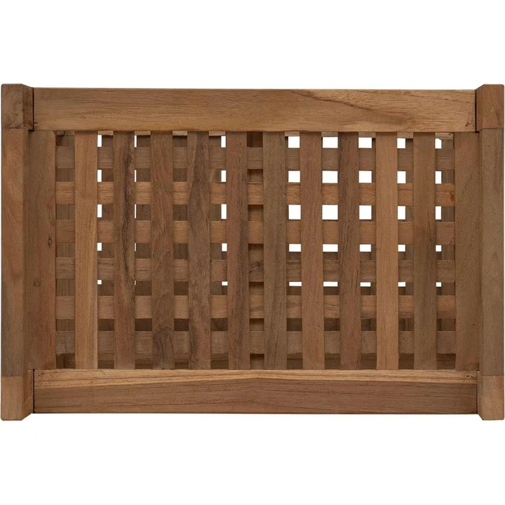 vidaXL Badregal Natur 45 x 30 x 45 cm Massivholz Teak 42024275 – Bild 5