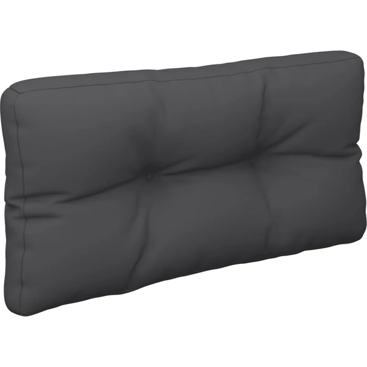 vidaXL Palettenkissen Schwarz 70 x 40 x 12 cm Stoff – Bild 3
