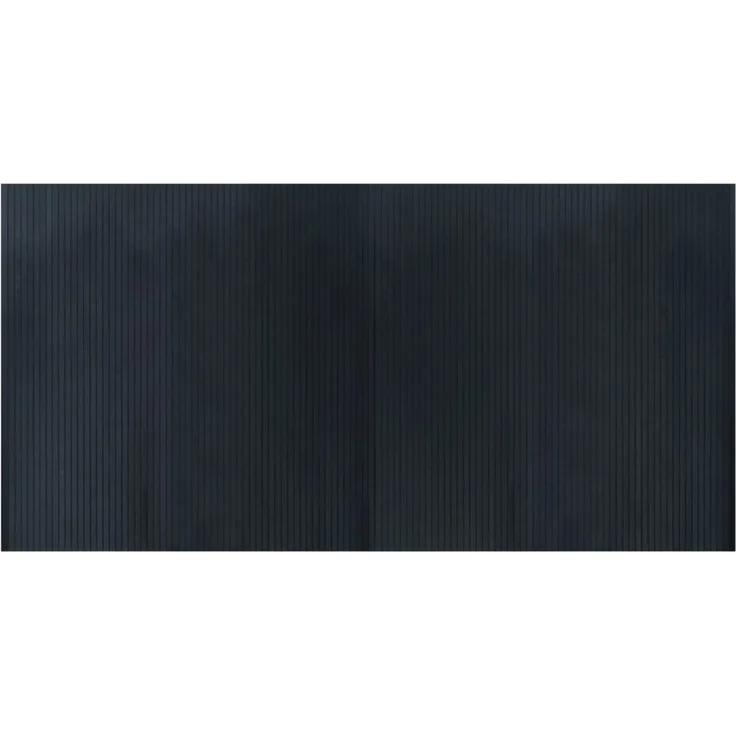 vidaXL Teppich Rechteckig Grau 100x200 cm Bambus 376808 – Bild 2