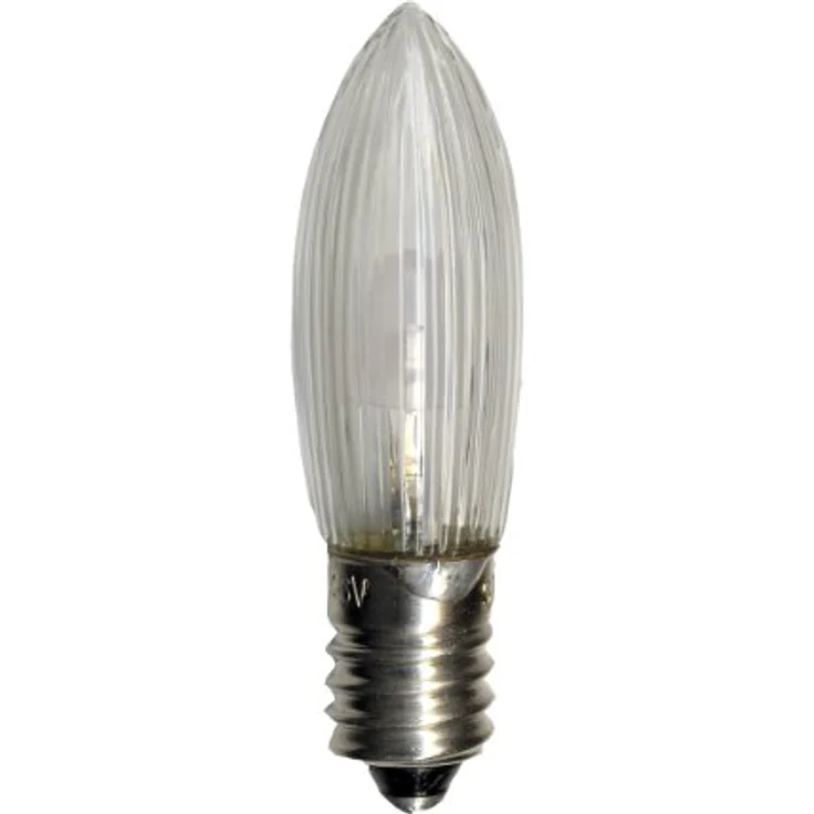 7er-Set LED Leuchtmittel E10, warmweiß, je 5 Lumen, Wechselstrom 10 - 55 Volt – Bild 2