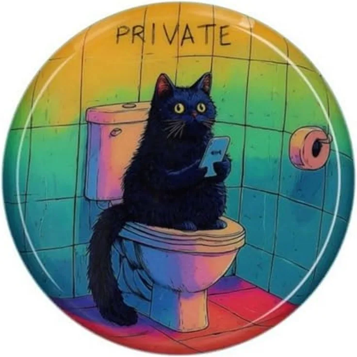 Giftcompany - Tablett Deko Schale "Love Trays" Katze Private D 13cm 1241802020