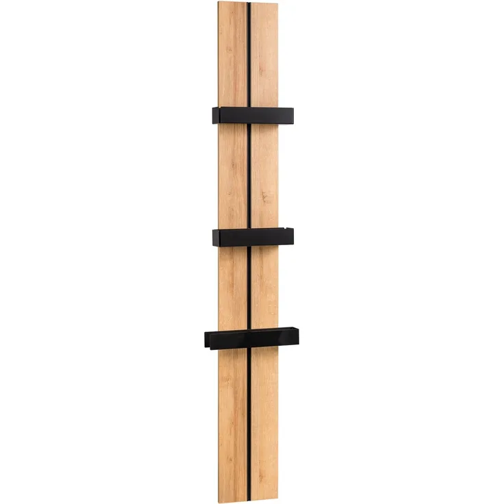 Lanzet Woodblock Wandpaneele 20x160 cm Hellbraun