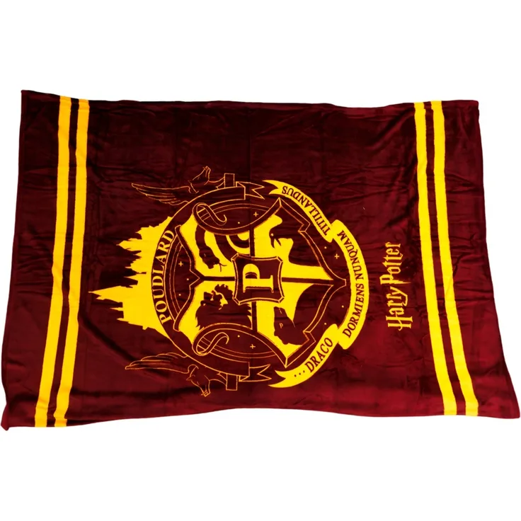 Wohndecke Harry Potter Hogwarts Flanell Wohndecke warme Kuscheldecke 130x160 cm, Harry Potter