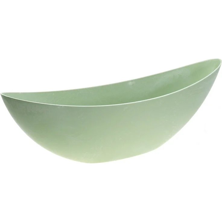 Viana Blumentopf Deko-Schale Pflanzschale Pastellgrün 55cm x 14,5cm H17cm Pflanzgefäß – Bild 1