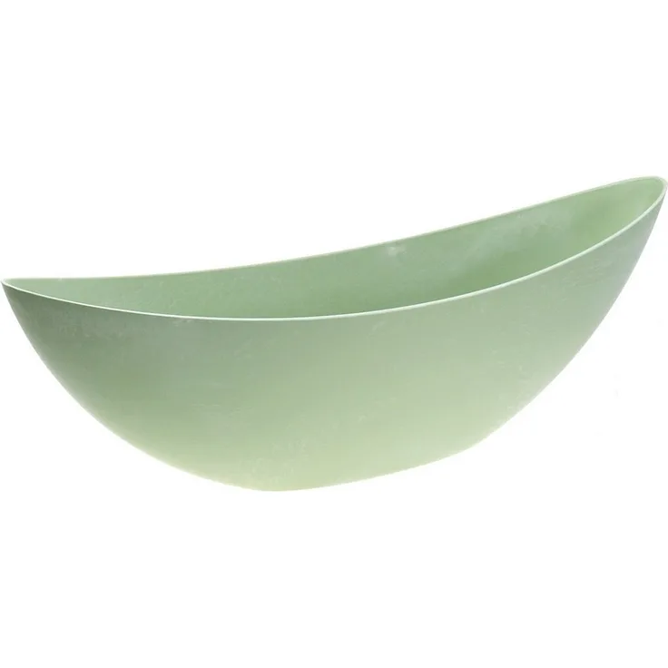 Viana Blumentopf Deko-Schale Pflanzschale Pastellgrün 55cm x 14,5cm H17cm Pflanzgefäß