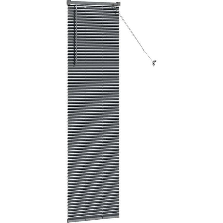 vidaXL Balkenjalousien Dunkelgrau 175 x 50 cm Aluminium 42006062 – Bild 5