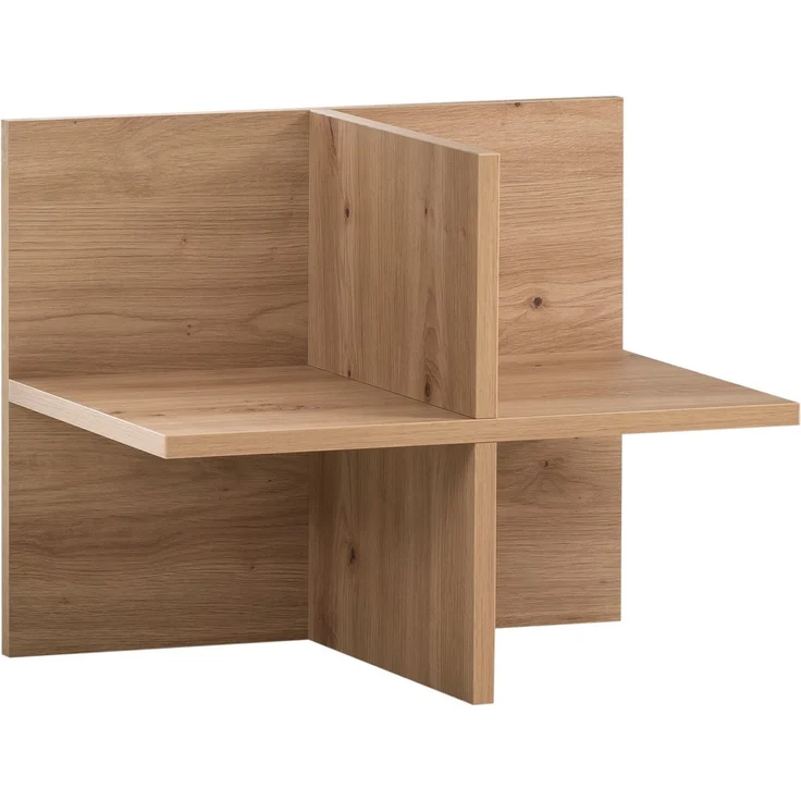 Schildmeyer Inneneinteilung Hank, MADE IN GERMANY, Breite 47 cm, Fühlbare Holzstruktur, kombinierbar mit offenen Regalfächern – Bild 1
