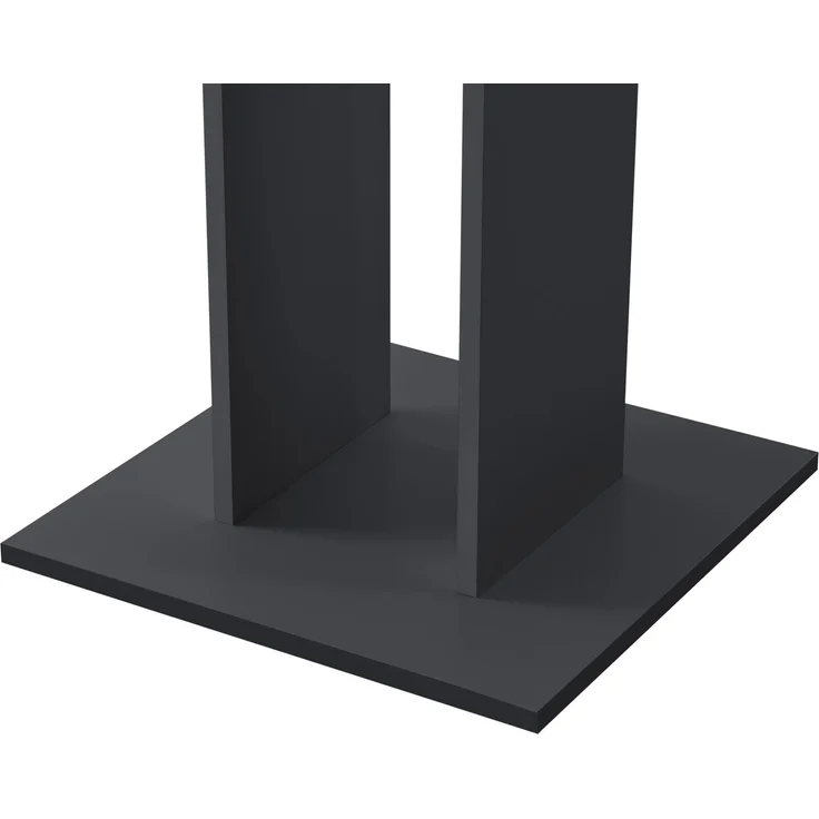Küchentisch Lindesnes 65x65x78 cm Dunkelgrau, matt [en. casa] – Bild 6