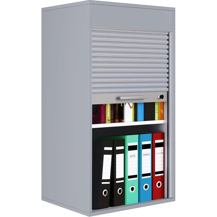 VCM Aktenschrank Holz Büroschrank Aktenschrank Rollladen Aktos L (1-St) – Bild 1