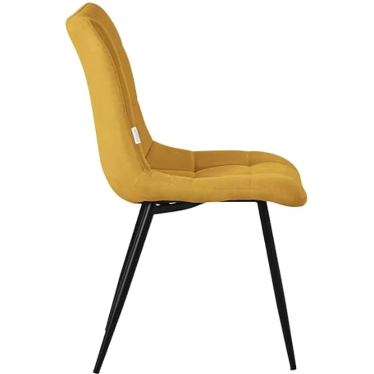 ML-DESIGN Stuhl Esszimmerstühle mit Rückenlehne moderne Design Lounge Küchenstühle (2 St), Polsterstuhl Esstischstühle 2er Set Küchenstuhl Polyester bis 120kg – Bild 6