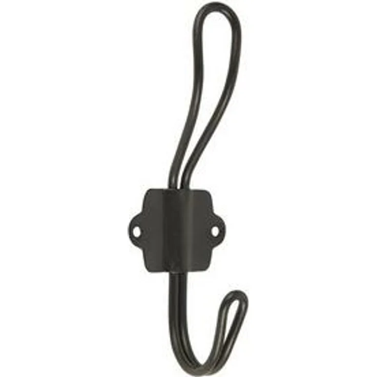 Wandhaken Kleiderhaken Haken Metall Schwarz Vintage Ib Laursen 3101-00 – Bild 4