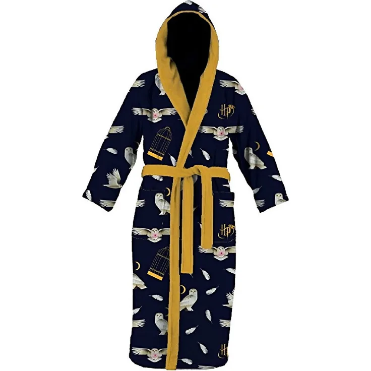 Harry Potter Badeset – Kuscheliger Bademantel, Handtuch & Waschlappen für Kinder 5/6 Jahre