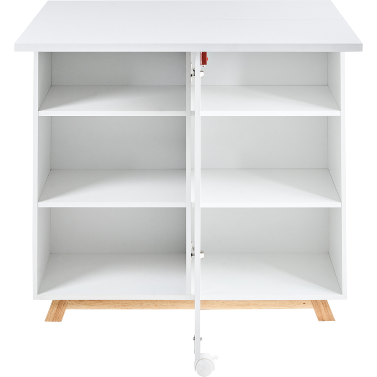 Sekretär FLOMOT Weiß 80 cm 40 80 cm klappbar – Bild 4