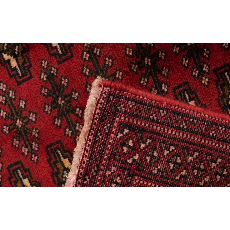 Turkaman Teppich 130x60 cm - rot – Bild 3