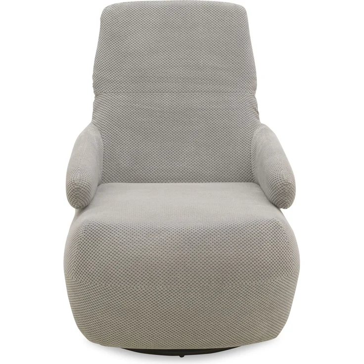 DOMO. collection Sessel 700015, Polstersessel, gepolsterte Rückenlehne, Rückenfunktion, Drehfunktion, Wippfunktion, Cocktailsessel, Loungesessel, 68 x 88 x 67 (BxTxH), grau – Bild 4