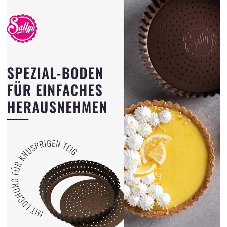 Sallys Tarteform Rund mit Hebeboden – Bild 4