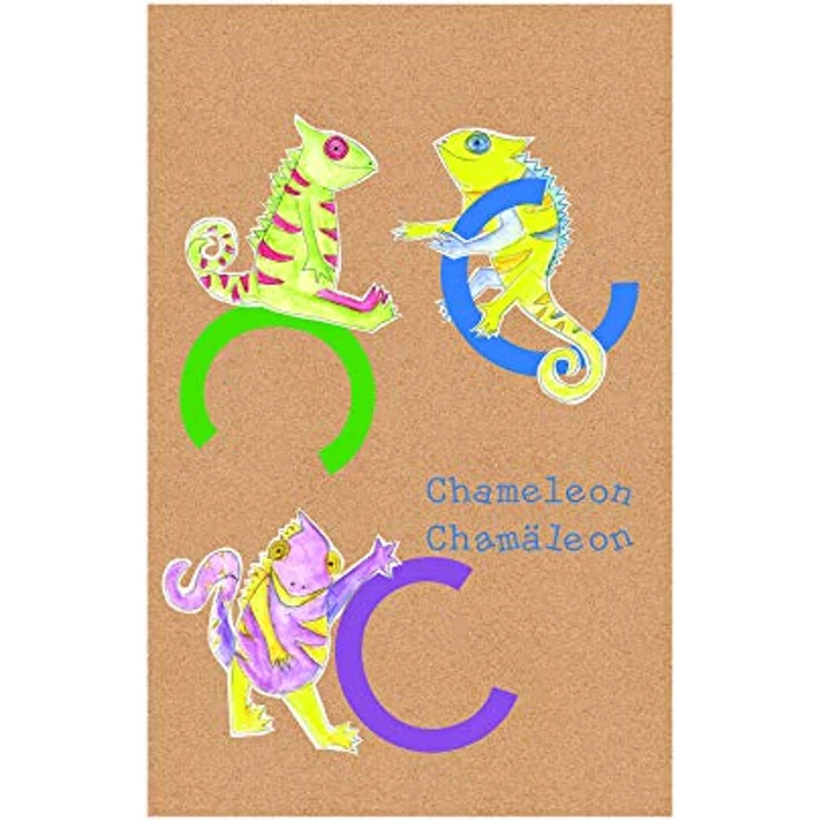 Komar ABC Animal C Wandbild, Poster für Kinderzimmer, 50 x 70 cm, hochwertiger Kunstdruck auf Premium-Poster Fotopapier, ohne Rahmen – Bild 1