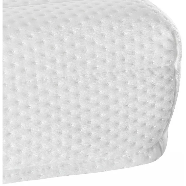 Vente-unique - STELO Set aus Matratze und Bettgestell MetallStoff Schwarz - B 90 cm88 cm3,8 cm x H 12 cm5 cm25 cm x L 190 cm188 cm3,8 cm – Bild 6