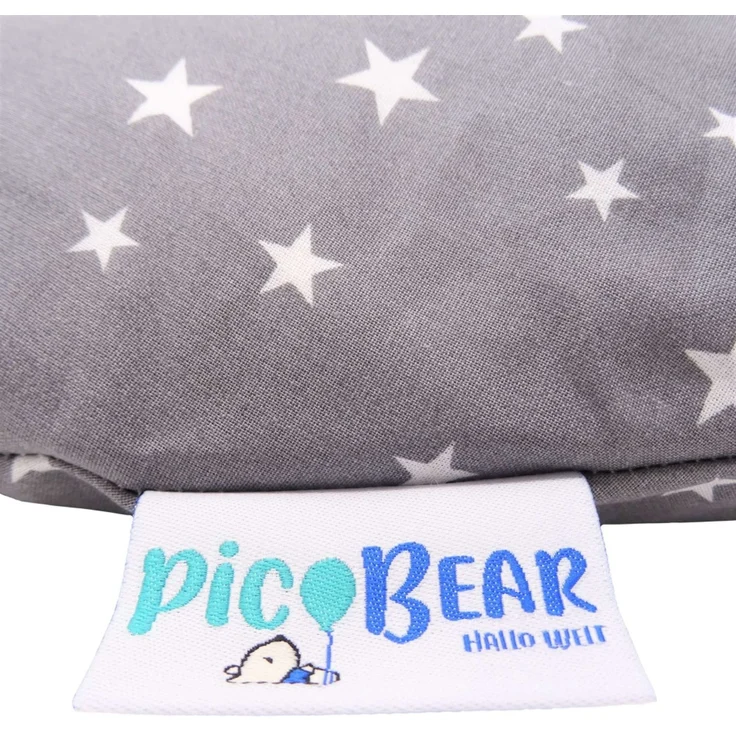 pic Bear Nackenkissen 100 cm x 21cm, ergonomisch - anschmiegsam, Flower blue : Flower blue – Bild 2