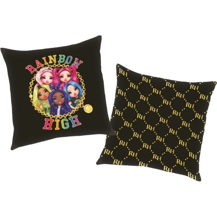 Herding Dekokissen Beauty Rainbow High 40 x 40 cm Kinder Deko-Kissen Wende-Motiv – Bild 3