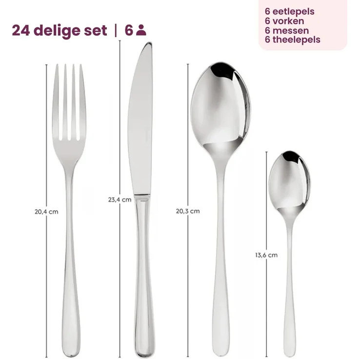 Sambonet Taste PVD Servizio 24pz Rame Antico Monoblocco Besteck – Bild 8