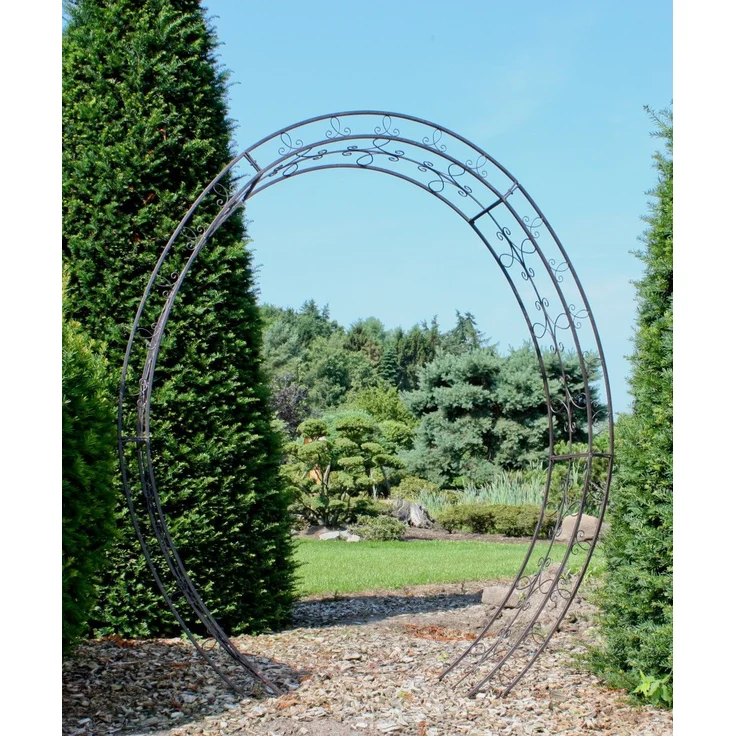 Garden Pleasure Design Metall Rosenbogen Rankhilfe Garten Rose Bogen Spalier – Bild 2