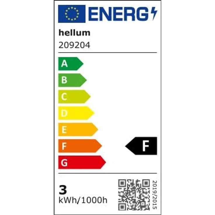 hellum E27 Glühbirne LED mit 2,5 Watt und 250 Lumen, Glühbirne E27 LED warmweiss mit 2700 Kelvin, LED Birne matt, Leuchtmittel Ersatz für 25 Watt Glühbirne E27, G40 LED Birne 209204 – Bild 10