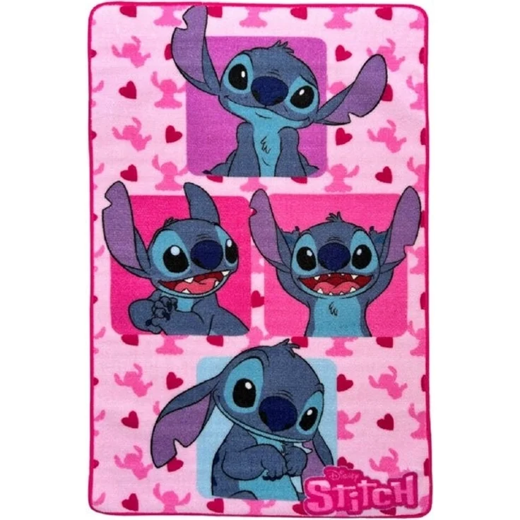 Lilo & Stitch Kinderteppich Teppich Ideal für Spielzeit und Dekoration im Kinderzimmer 120 x 80 cm – Bild 2