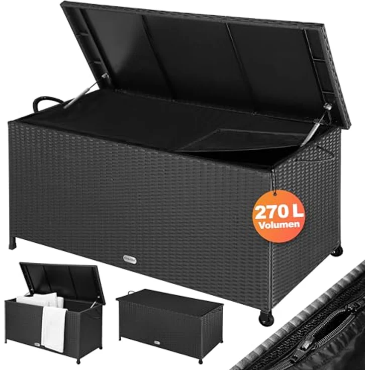 Casaria Auflagenbox, Aufbewahrungsbox UV beständig Wetterfest Garten – Bild 9