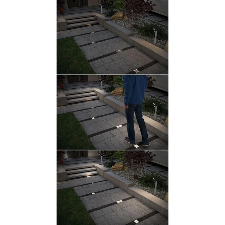 Paulmann No. 94238 Solar LED Bodeneinbauleuchte Aron 10x10 cm mit Bewegungsmelder – Bild 10