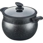 Cheffinger CF-COUS12: 12L Marmorbeschichteter Dampfgarer Couscous-Topf