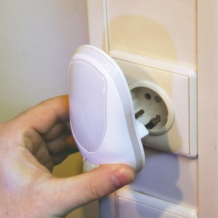 Smartwares LED Nachtlicht mit Bewegungsmelder, Tag/Nacht Sensor - 0,4 Watt 6000. 293 Weiß – Bild 3