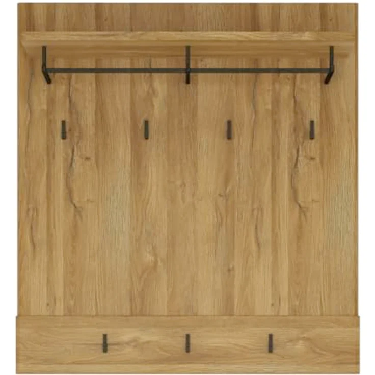Garderoben-Set >Cortina< (4-teilig) Grandson Eiche - 190x195x38 BxHxT – Bild 7