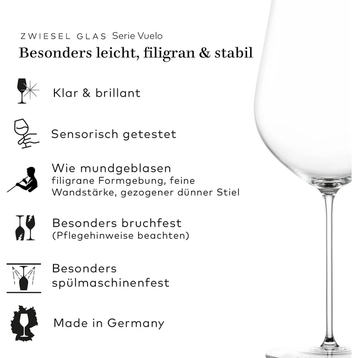 Zwiesel Glas VUELO Rotweinglas 785 ml 2er Set – Bild 9