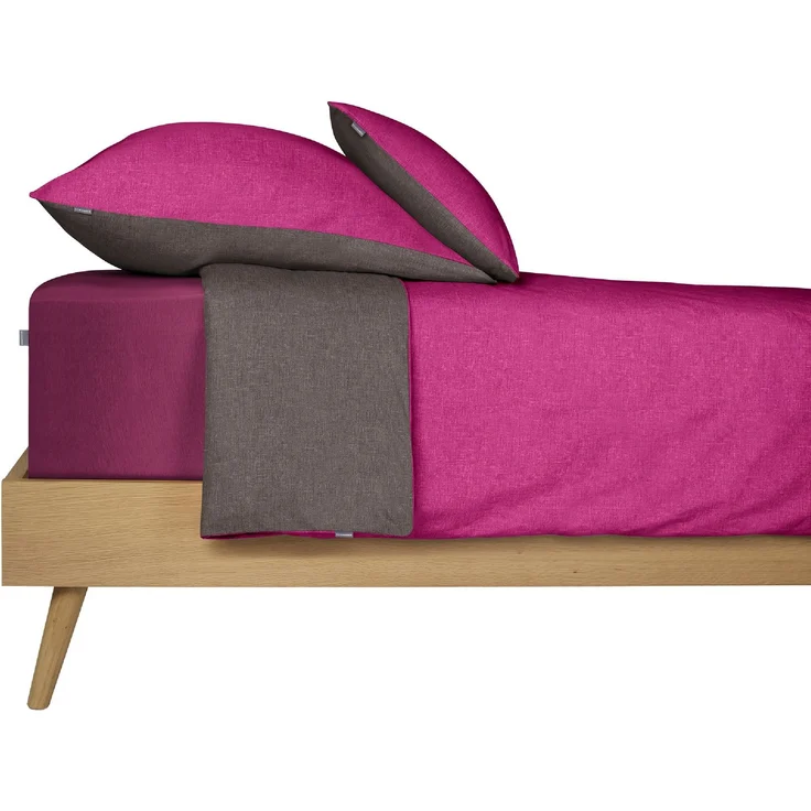 Schiesser Spannbettlaken Elli - 97/3 - 100 x 200 cm - Beere – Bild 3