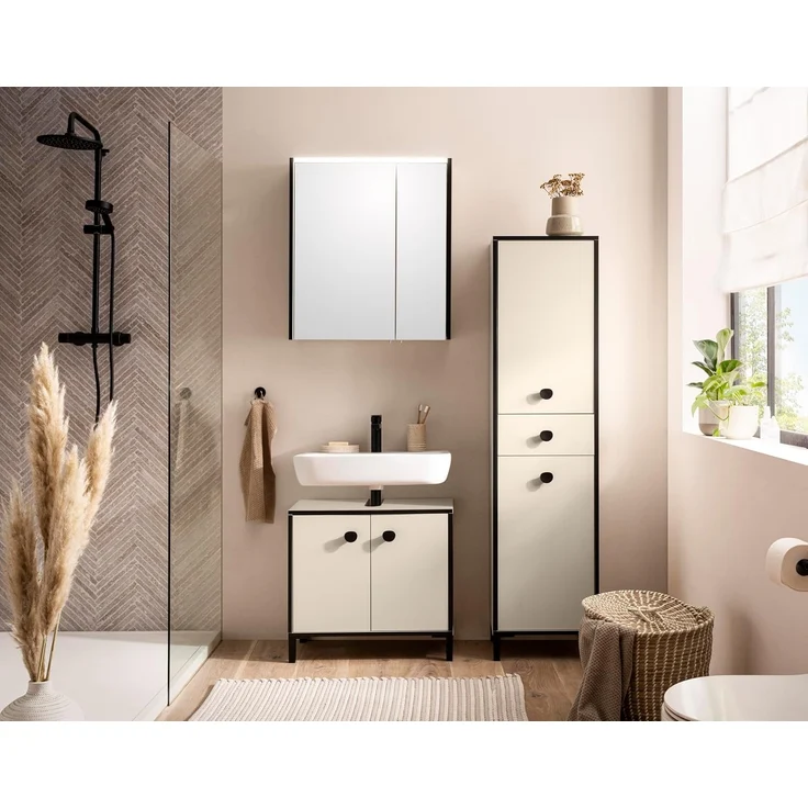 Schildmeyer Highboard Edda, Breite 40,3 cm, eine Tür & eine Schublade, Made in Germany – Bild 4
