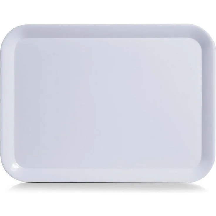 Zeller Present Küchenorganizer-Set Melamintablett, weiß, 43,5 x 32,5 cm