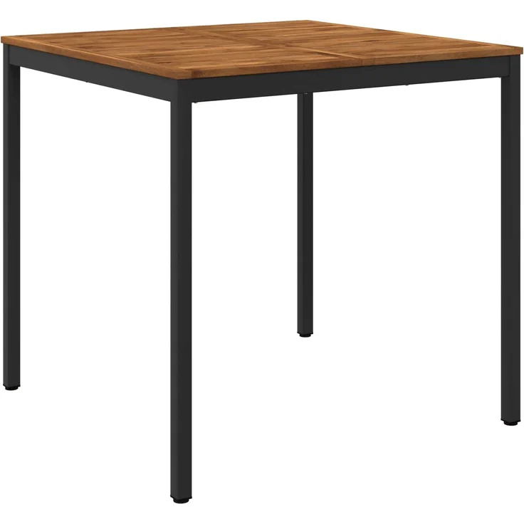vidaXL Gartenbar-Tisch NAARDEN Natürlich und Schwarz 901343 – Bild 2