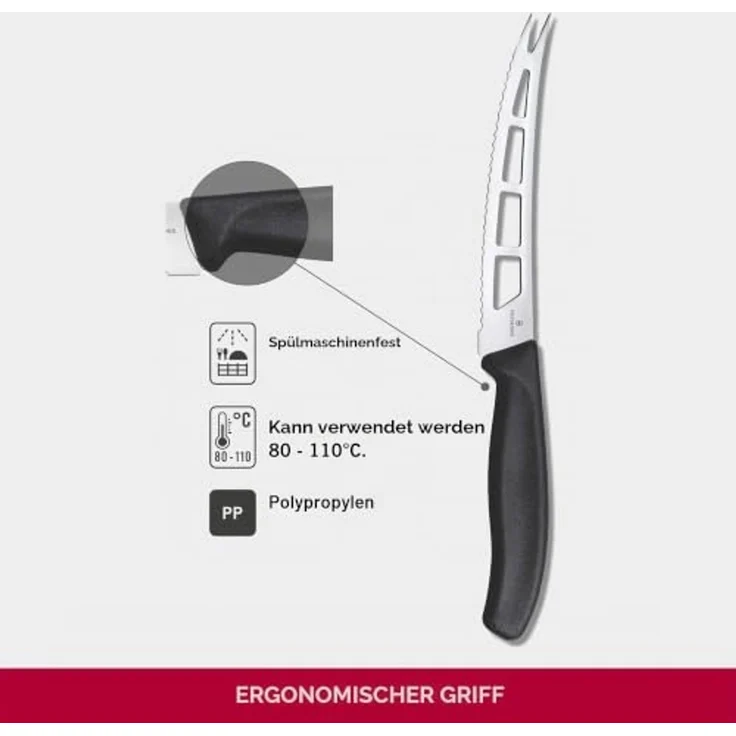 Victorinox Swiss Classic Butter- und Weichkäsemesser 13 cm Blister – Bild 4