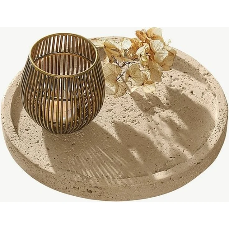 Mirabeau Tablett Tablett Caleneuve beige, Travertin – Bild 4