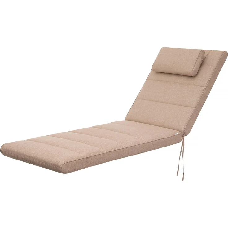 Bjird Liegenauflage "Luxus" Polsterauflage für Sonnenliege 204 x 60 x 7 cm, Wasserabweisend - Bezug abnehmbar und waschbar - UV-beständig – Bild 1