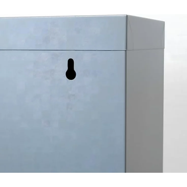 ebuy24 Pisa Schuhkipper, Metall grau, 8 Klappen, 100x140x16 cm, Garderobe, Schuhaufbewahrung – Bild 9