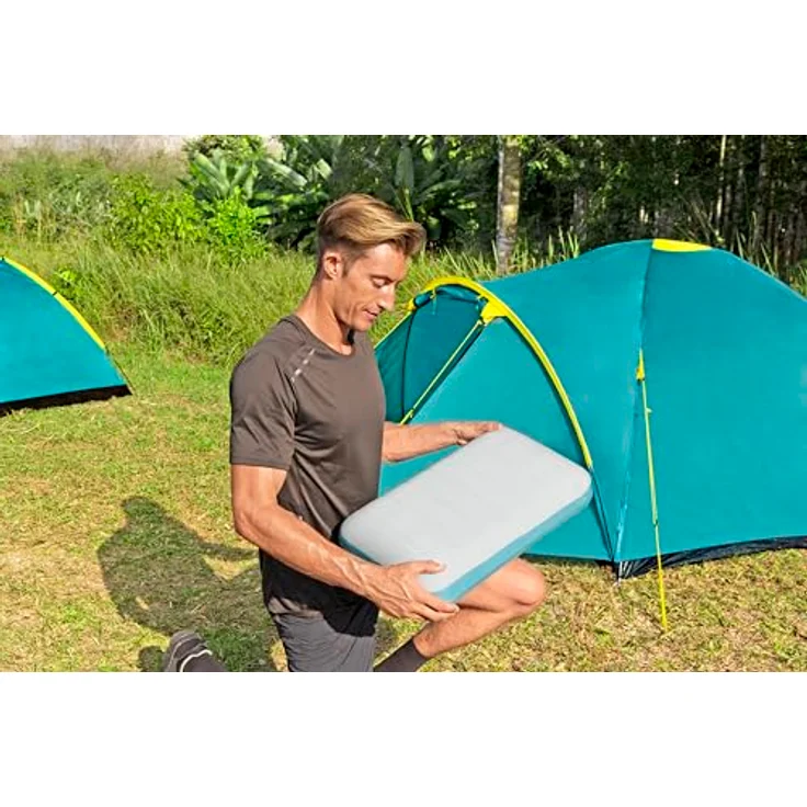 Bestway Alpinelite™ Luftbett, geschwungenes Nackenkissen mit ergonomischer Unterstützung, 49,5 x 28 x 12 cm – Bild 2