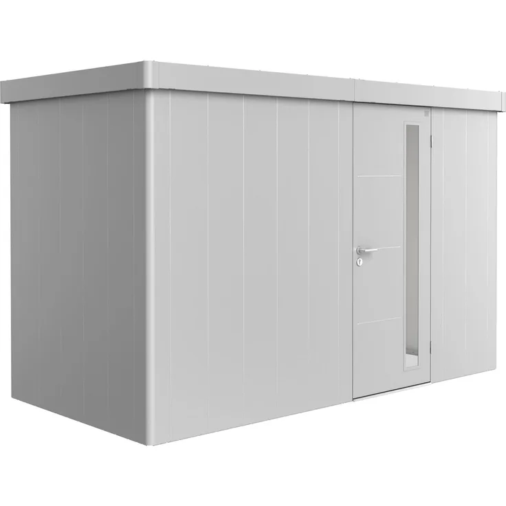 Biohort Gerätehaus Neo, 1D: 348 x 180 x 222 (b x t x h) cm, silber-metallic