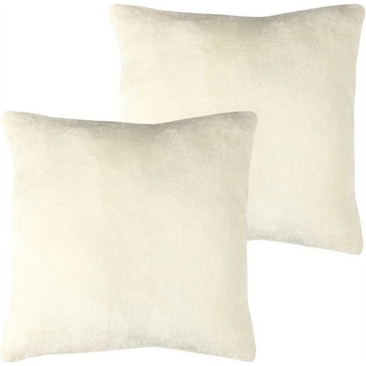 Bestlivings Kissenbezüge Celina, (2 Stück), Flauschbezug / Kissenbezug (45x45 cm) mit Reißverschluss – Bild 4