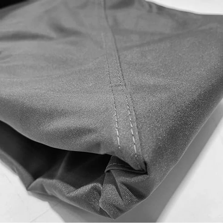 QUICK STAR 2 Seitenwände mit Reißverschluss 250x192cm für Pavillon Nizza 3x3m, grau RAL 7012, 100% Polyester, inkl. Klettverschluss – Bild 4