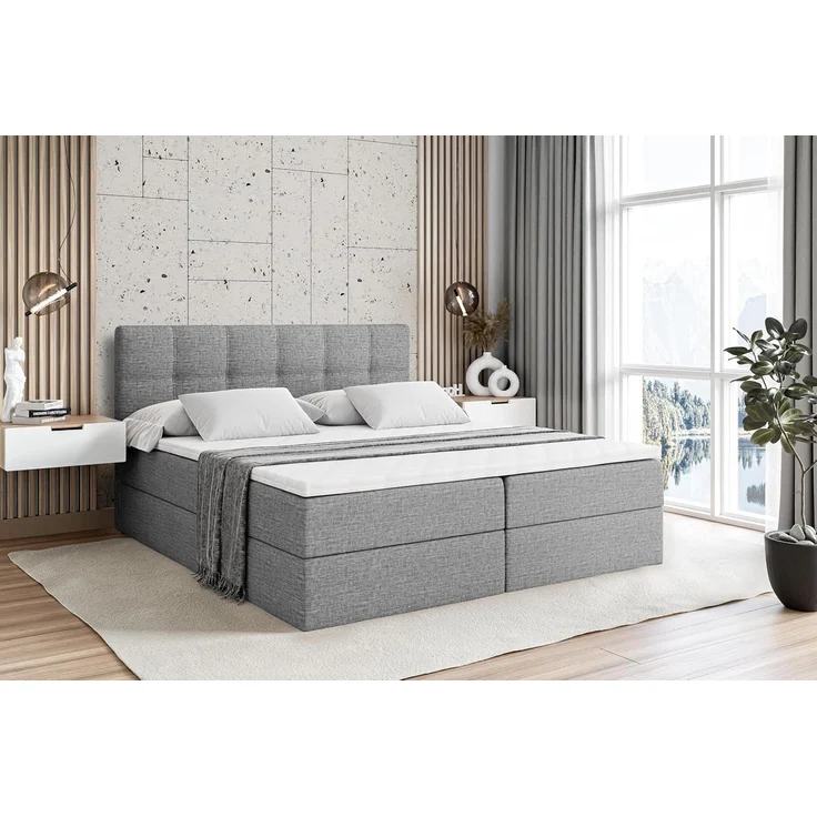 ALTDECOR Boxbett MARCE (Multipocket-Matratze H4. H3 Matratze Bonellfederung. Topper. Kopfteil) – Bild 1