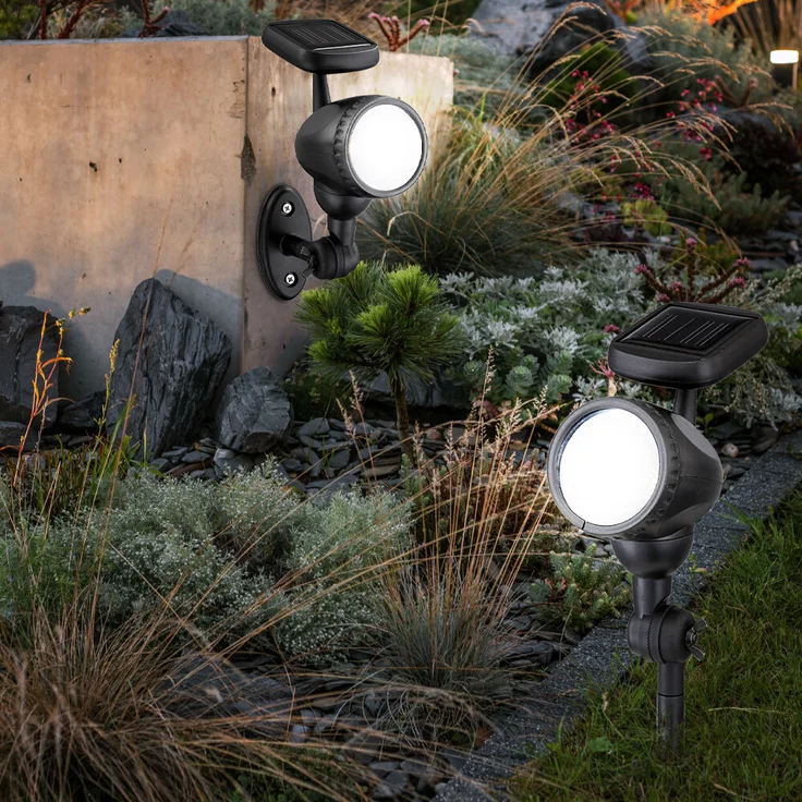 3er Set LED Solarleuchten für den Außenbereich – Bild 7