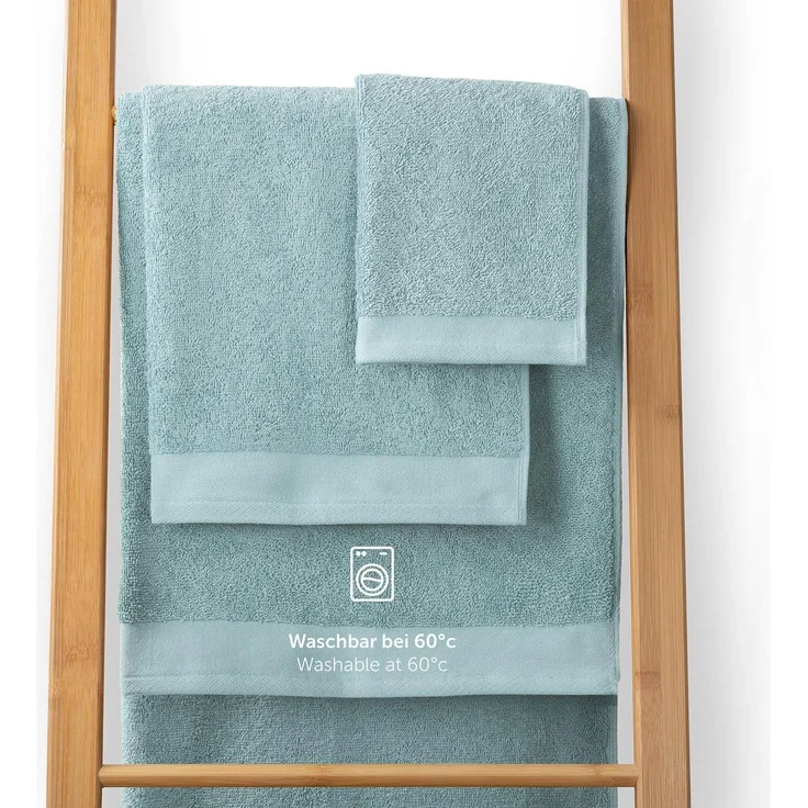 Blumtal Handtücher Premium Frottier Handtücher Set 2 teilig 100% Baumwolle, Frottee (2X (50x100 cm), 2-St), Oeko-TEX zertifiziert - Ultra saugstarkes Frottier Handtücher – Bild 4